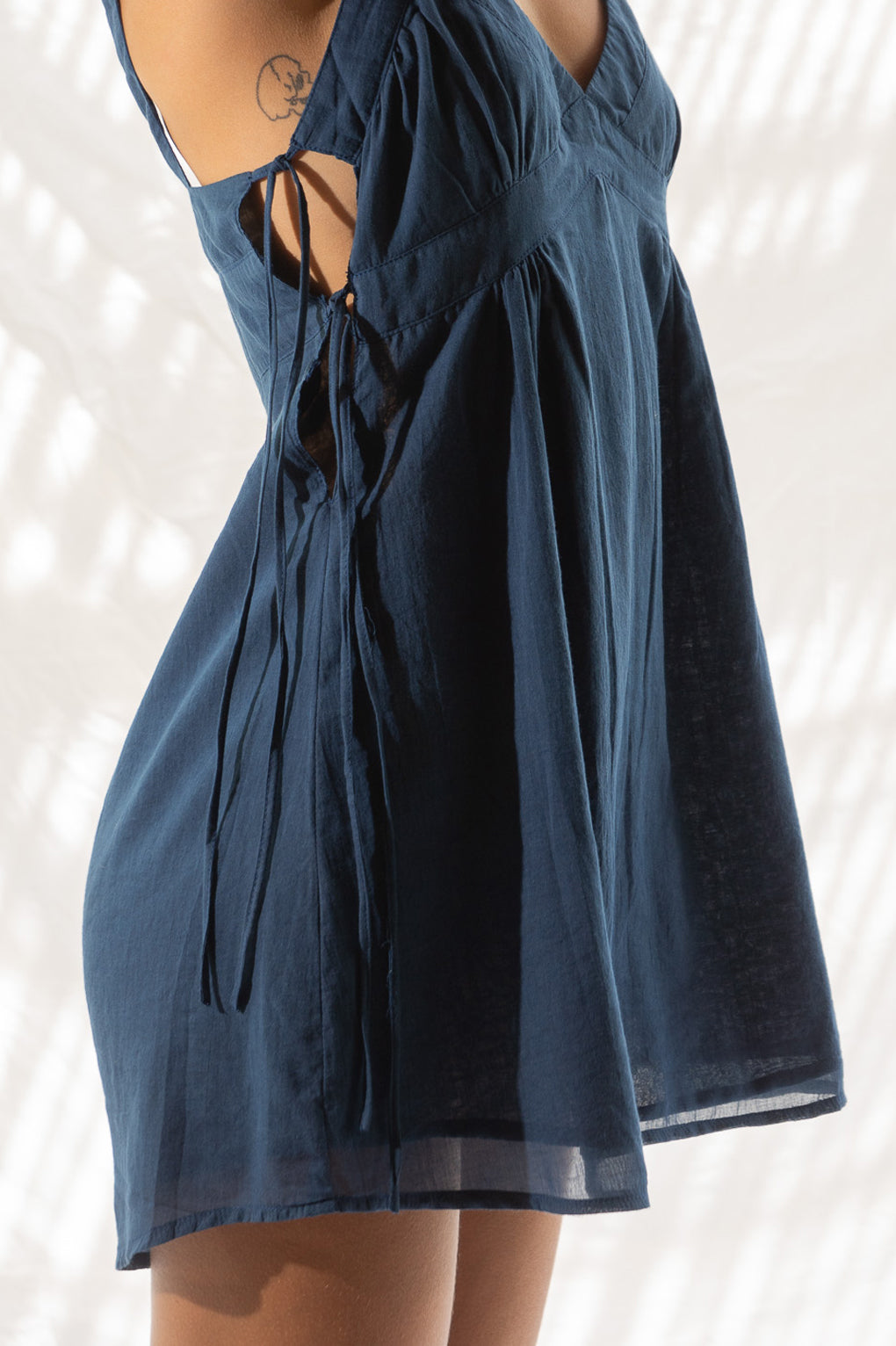 MOON MINI DRESS INDIGO