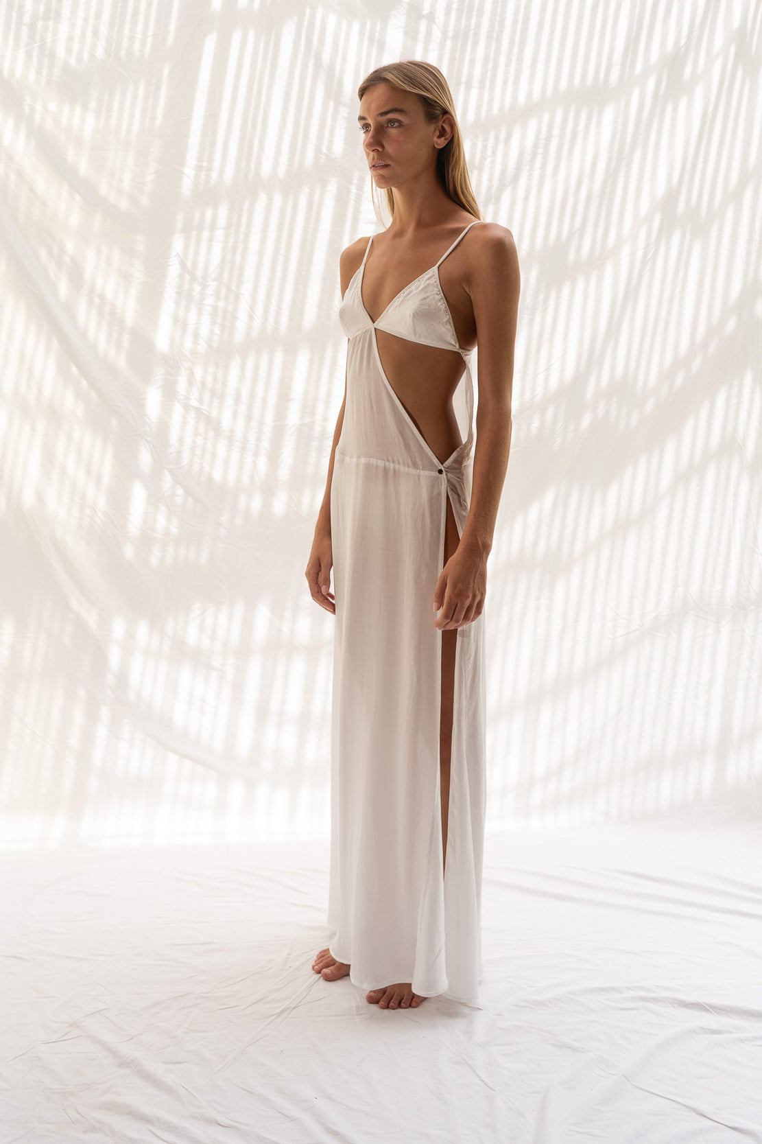 LAURENCE DRESS WHITE