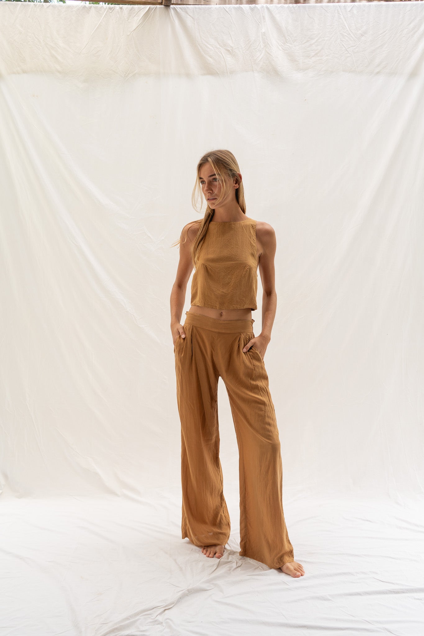 NICKI PANTS TOBACCO