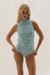 Traje de surf Indah azul trópico