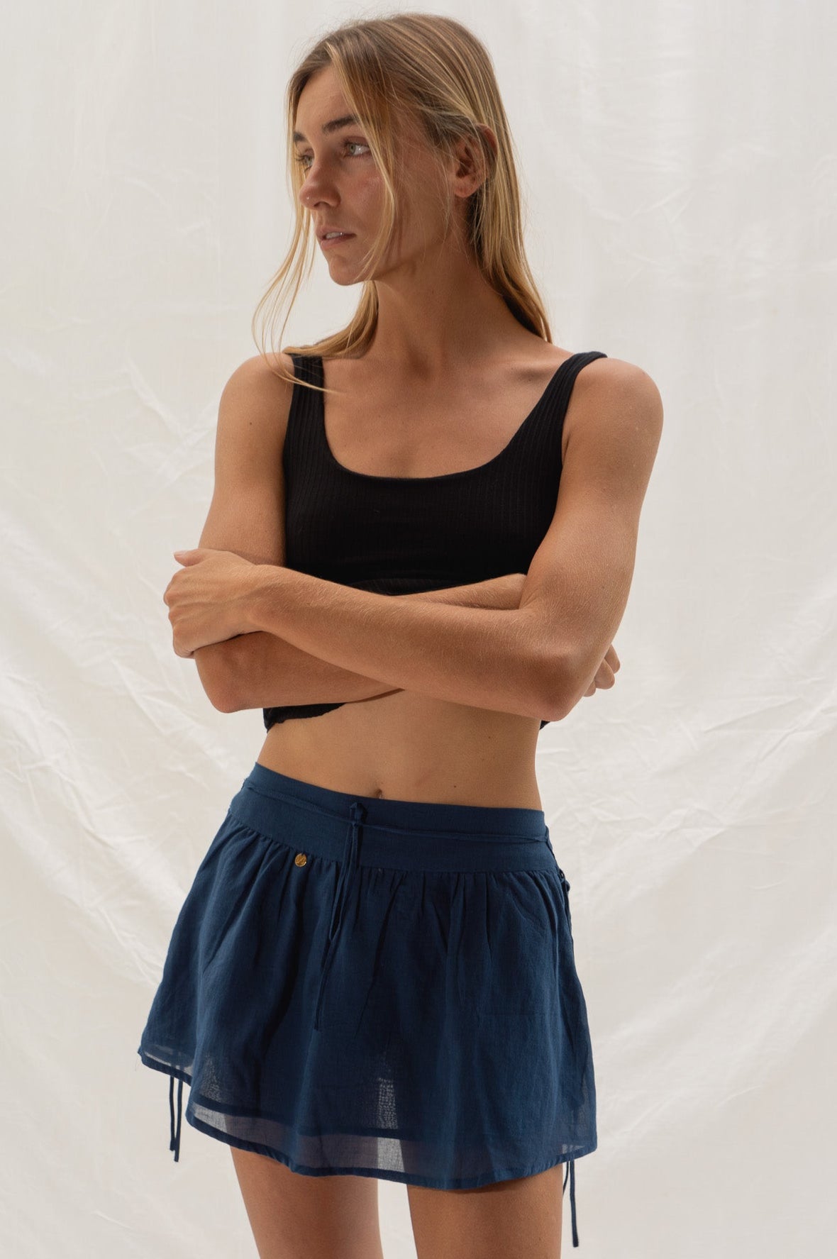 MOON SKIRT INDIGO