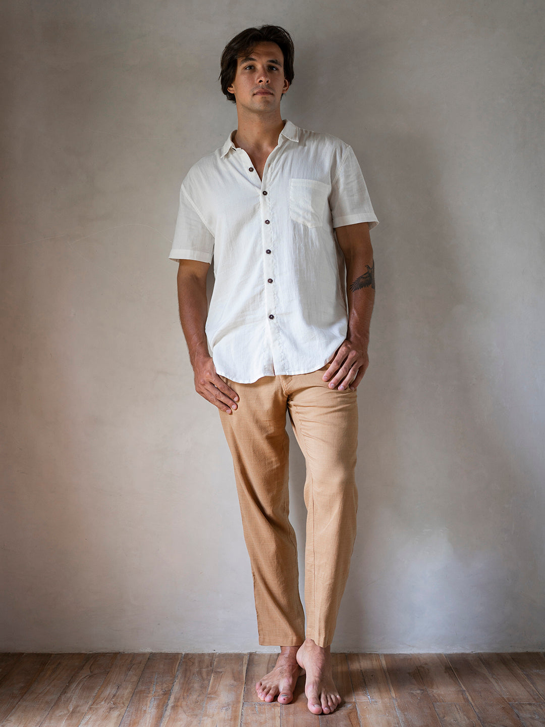 JONNY LONG PANTS TOBACCO