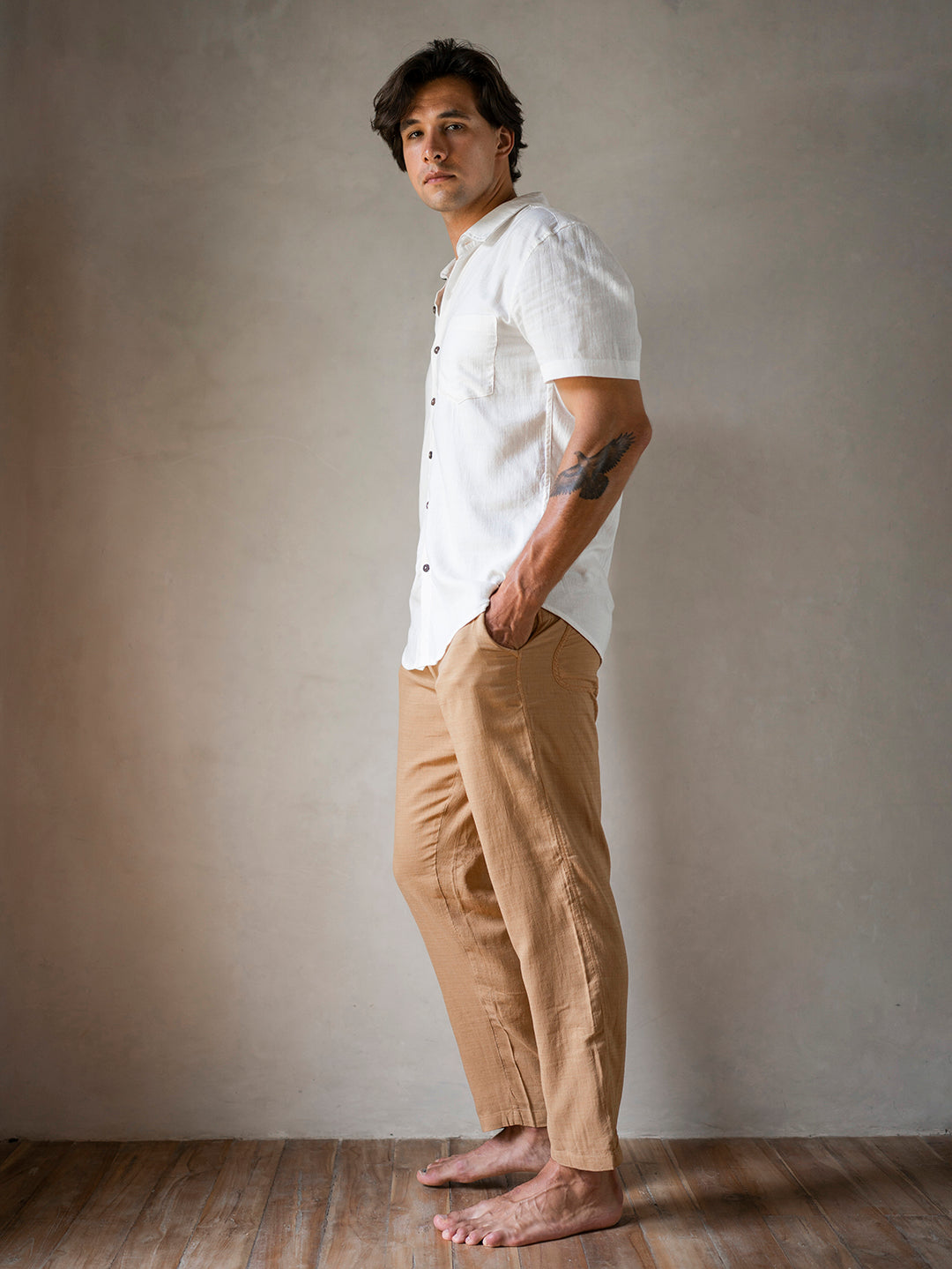JONNY LONG PANTS TOBACCO