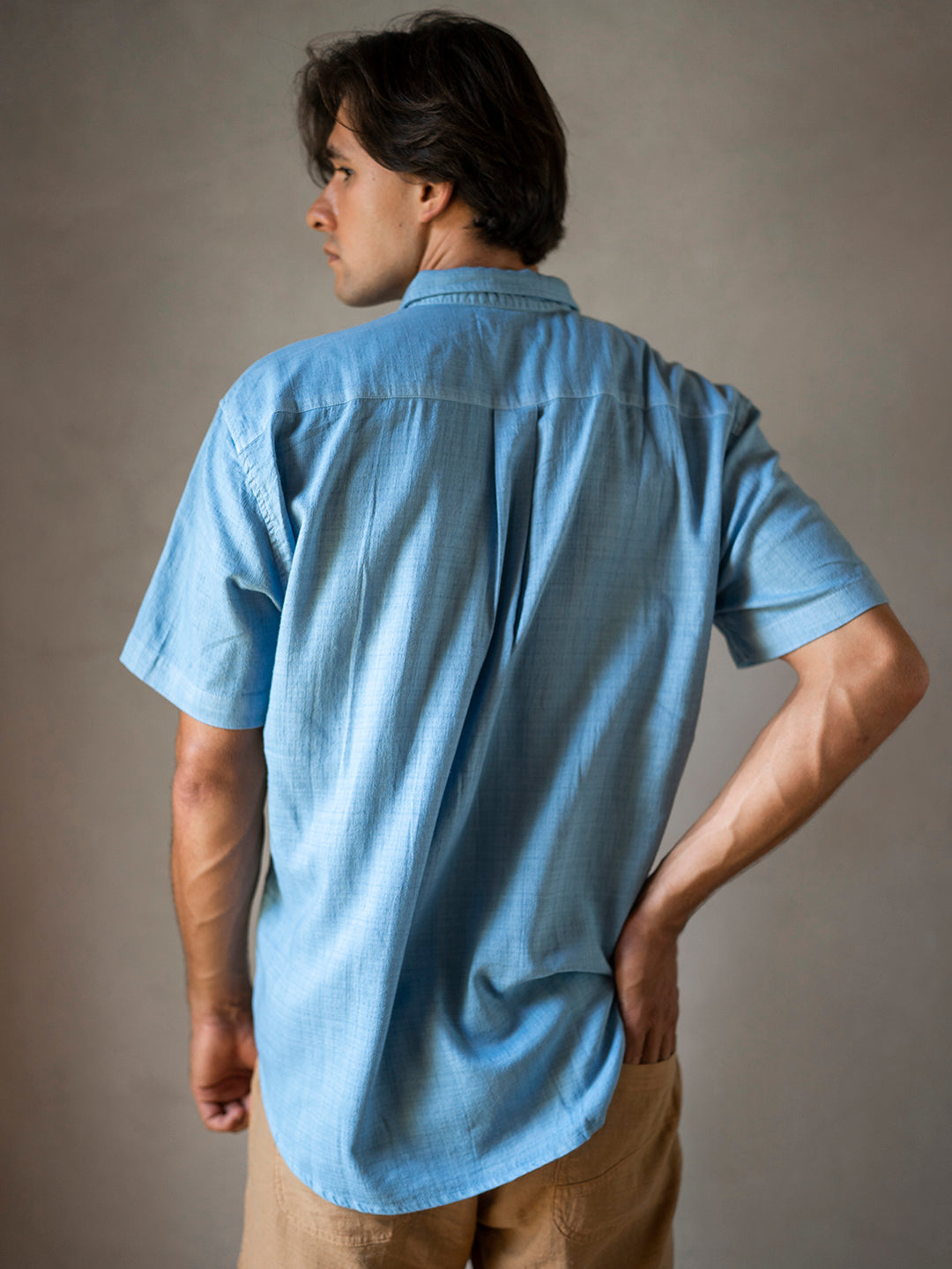 BOYFRIEND SHIRT BLUE DENIM