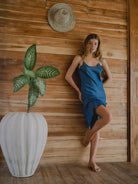 FLIRTY DRESS DENIM