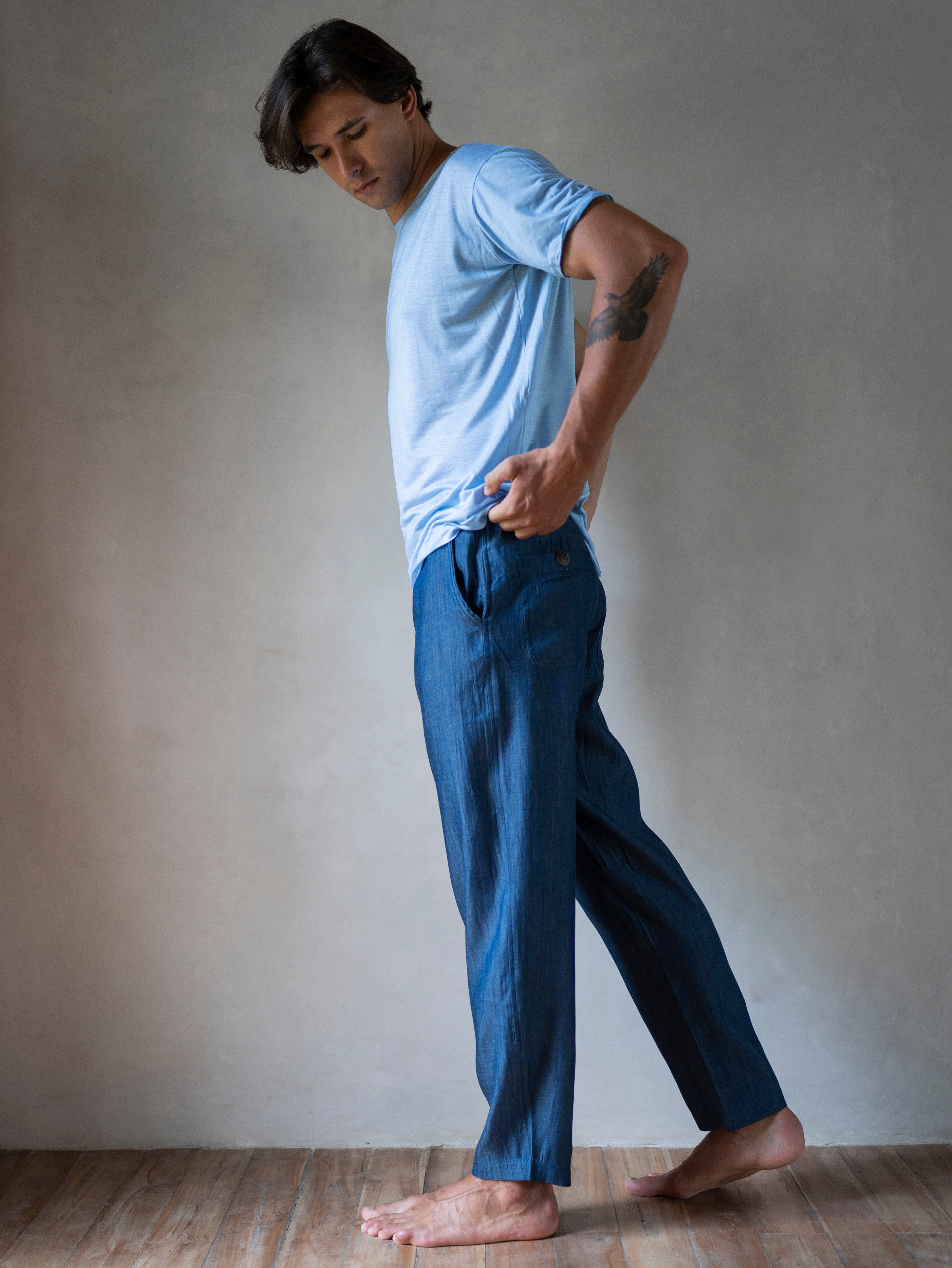 JONNY LONG PANTS DARK DENIM