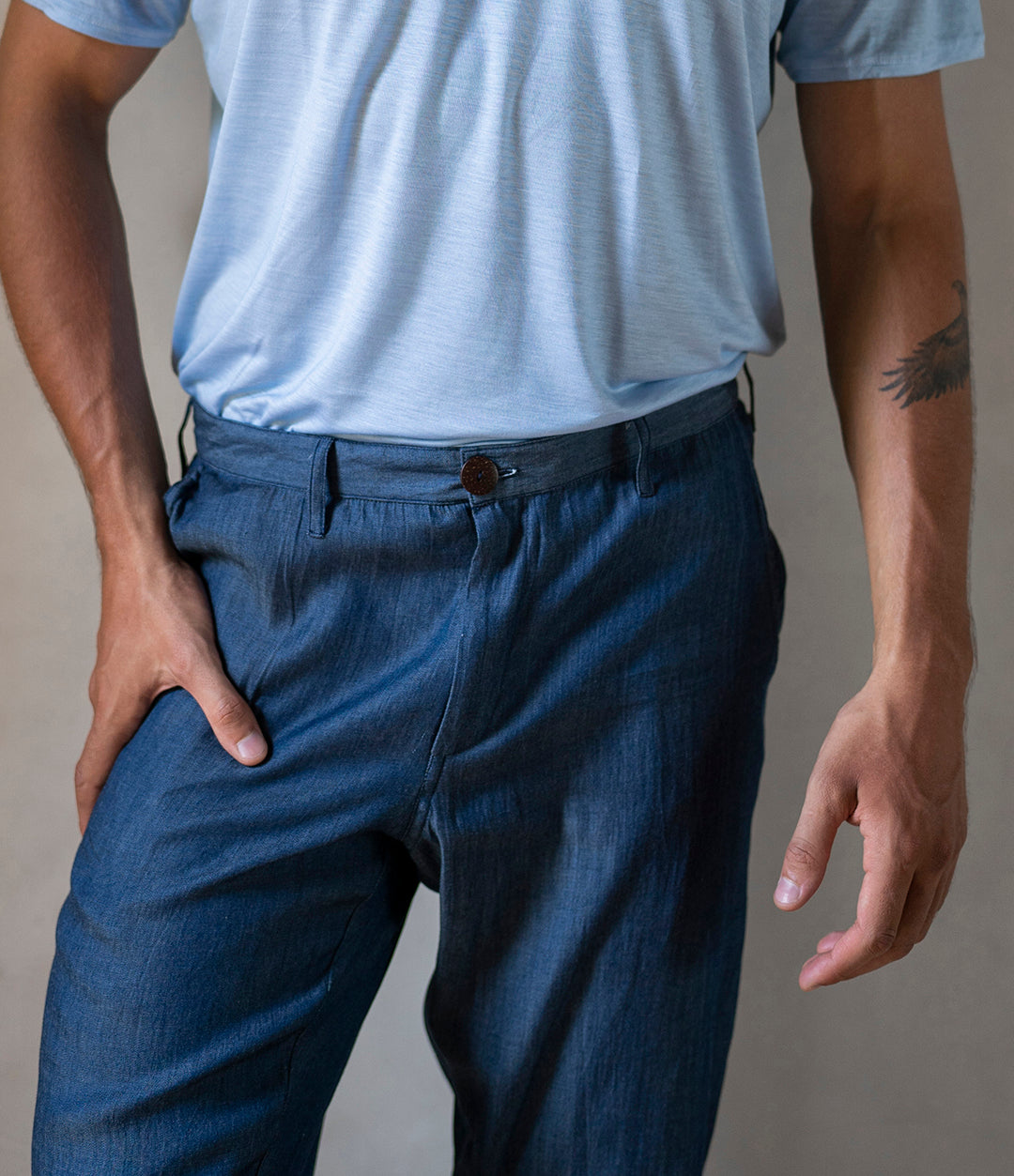 JONNY LONG PANTS DARK DENIM