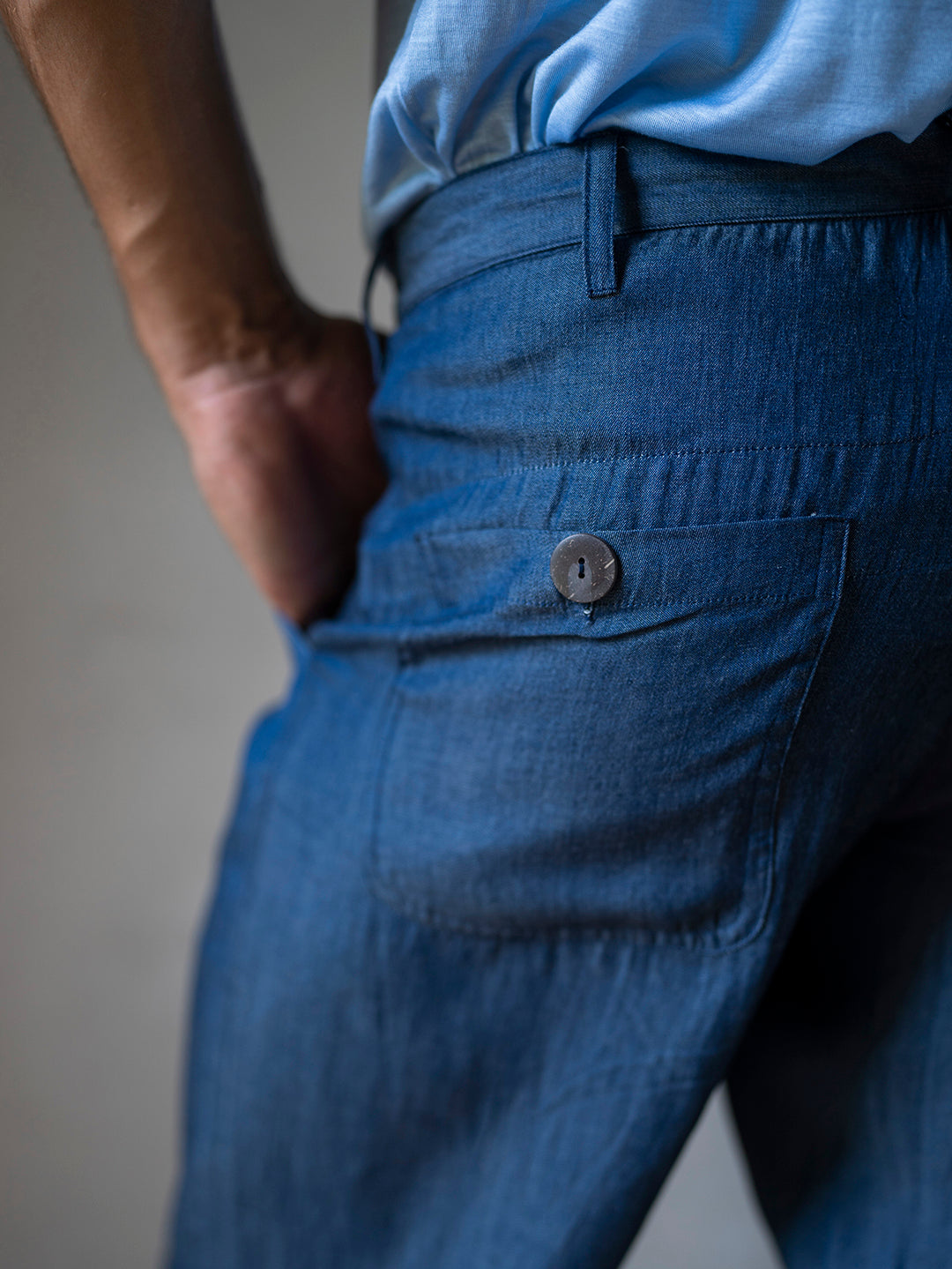 JONNY LONG PANTS DARK DENIM