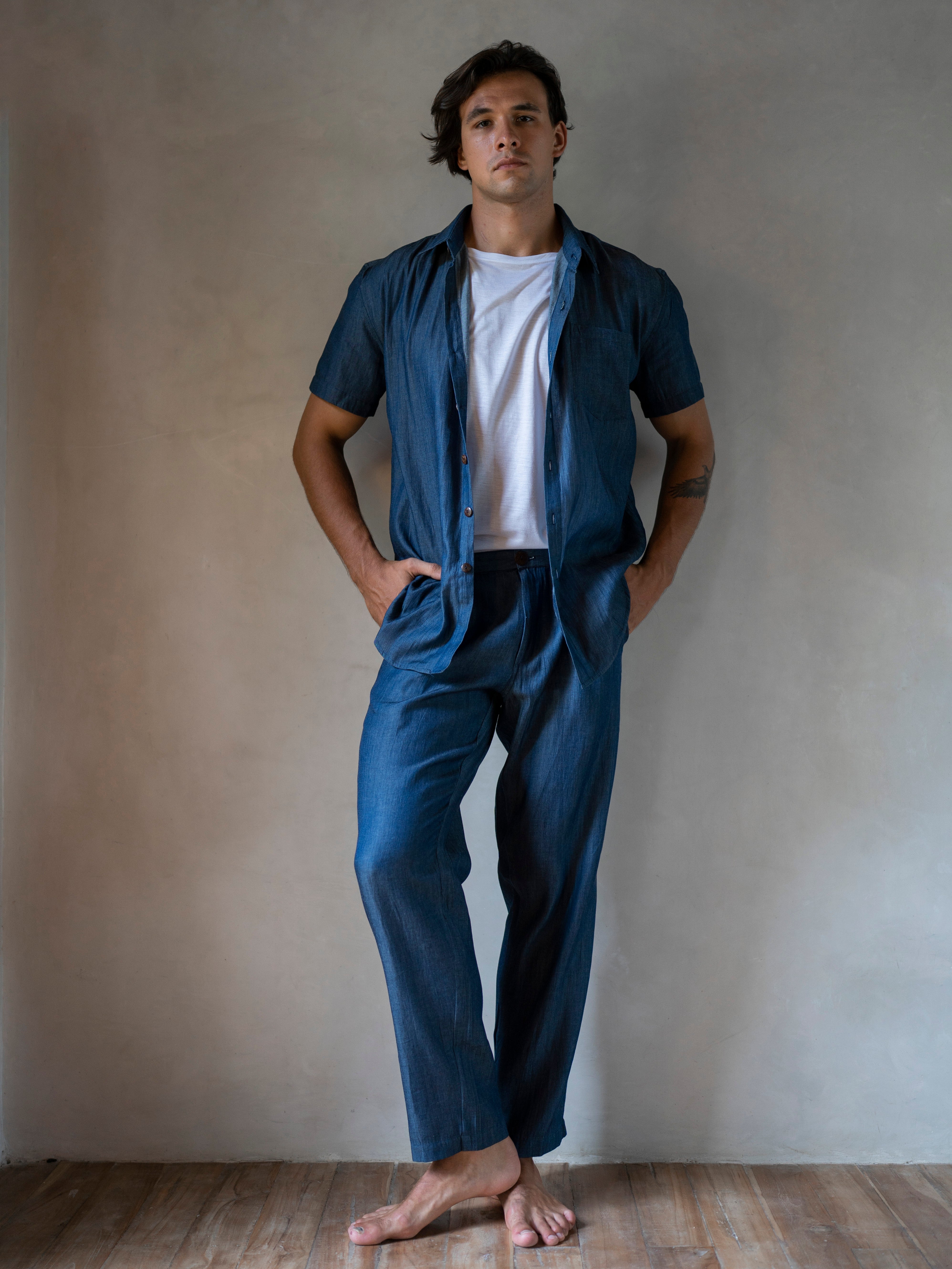 JONNY LONG PANTS DARK DENIM