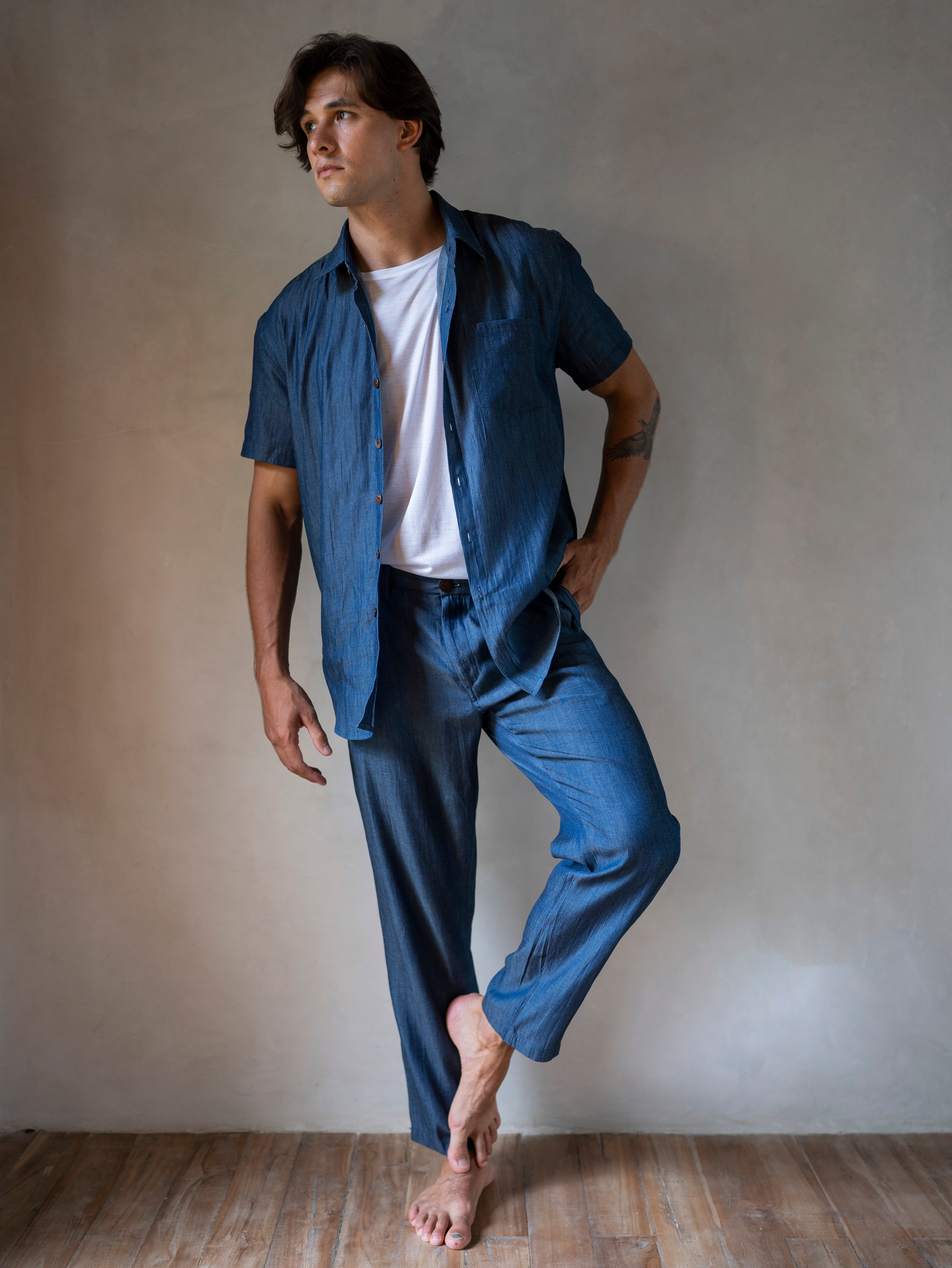 JONNY LONG PANTS DARK DENIM