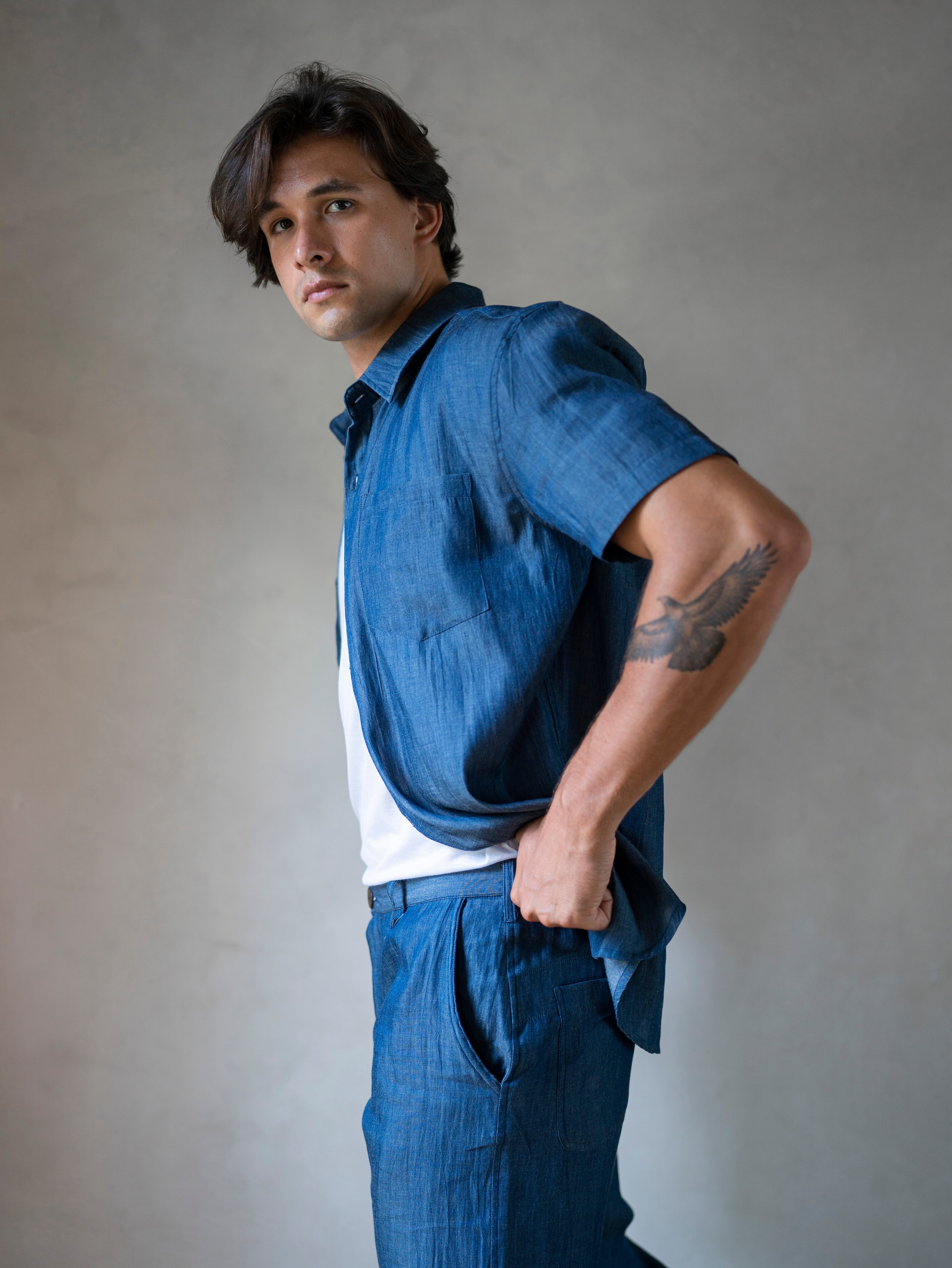 JONNY LONG PANTS DARK DENIM