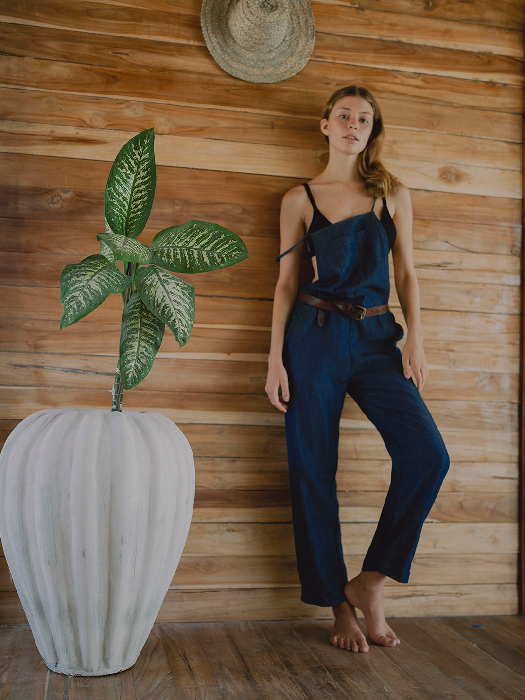SUNFLOWER DUNGAREES BLUE DENIM