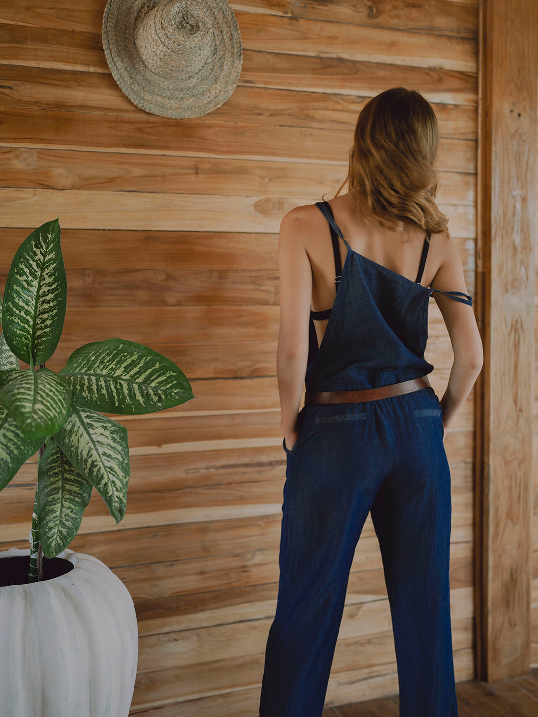 SUNFLOWER DUNGAREES BLUE DENIM