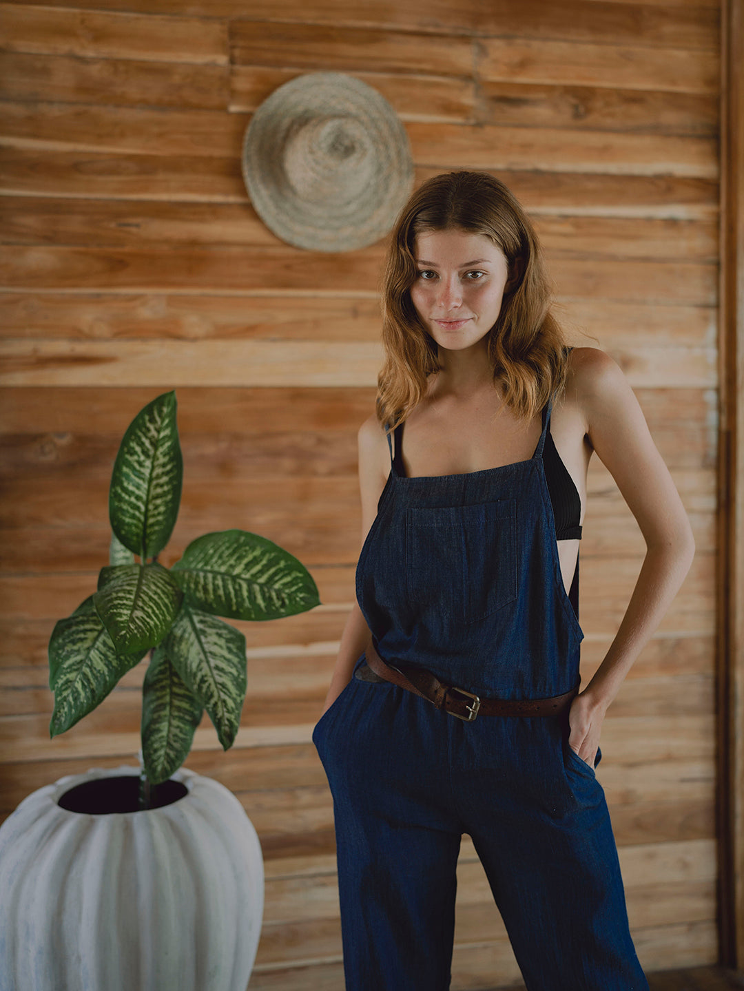 SUNFLOWER DUNGAREES BLUE DENIM