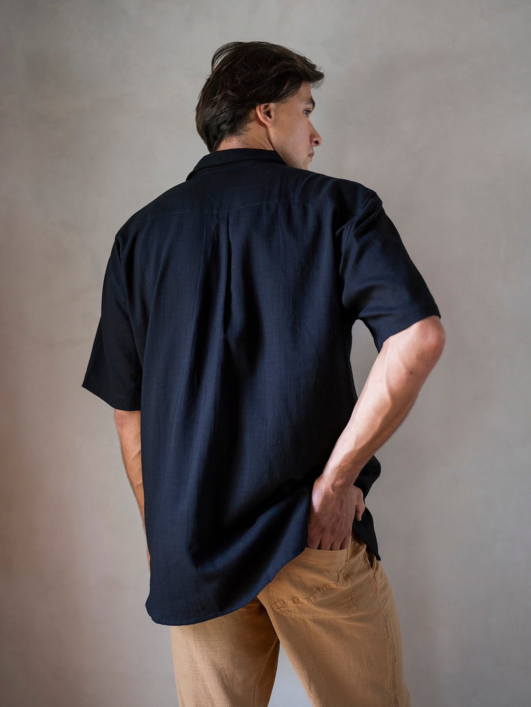 BOYFRIEND SHIRT BLACK