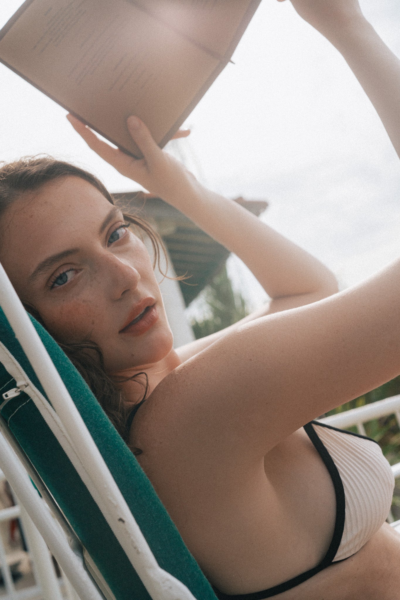 TRIANGLE TOP ECOVERO WHITE