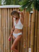 DANCE RUFFLE CROP TOP NATURAL