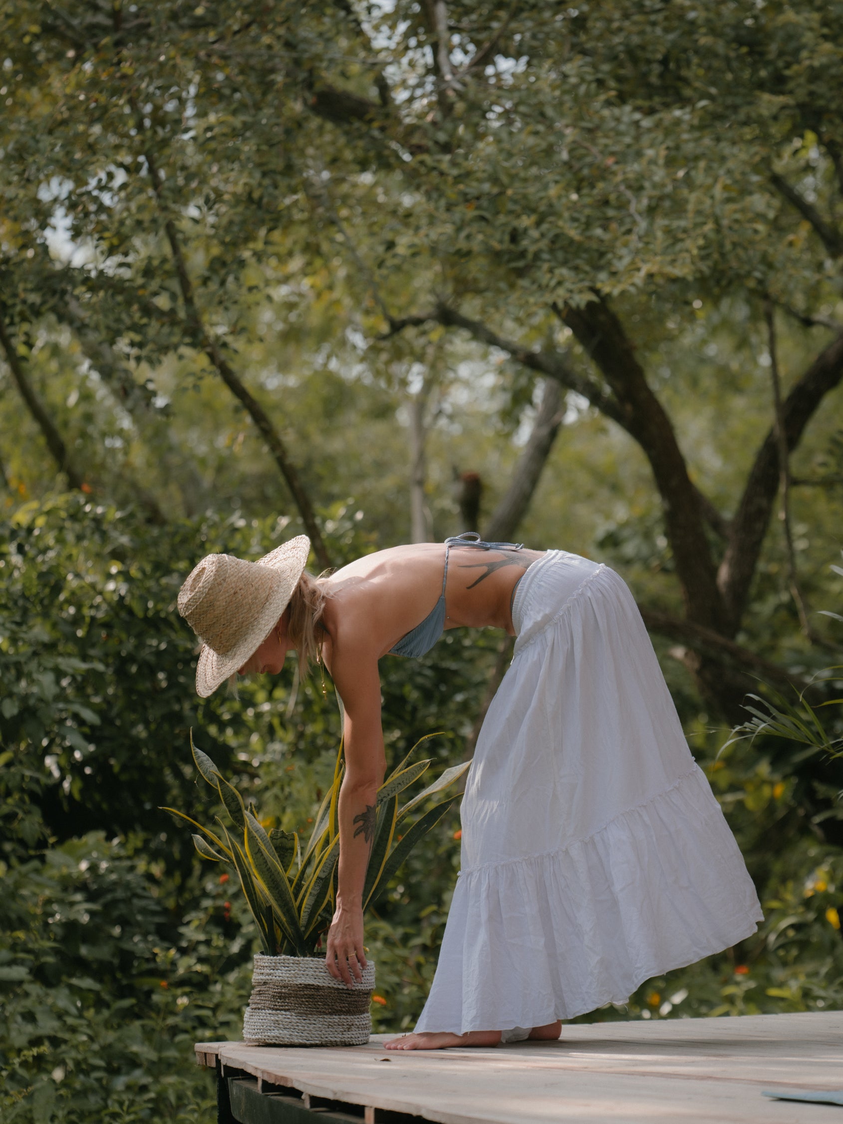 BOHEME MAXI SKIRT WHITE
