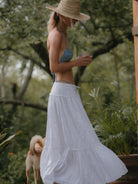 BOHEME MAXI SKIRT WHITE