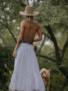 BOHEME MAXI SKIRT WHITE