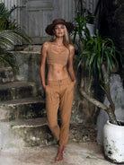 CHINOS PANTS TOBACCO