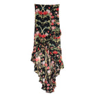 MAXI GYPSY SKIRT BLACK FLORAL (TENCEL)