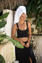 ROSIE CROP TOP BLACK