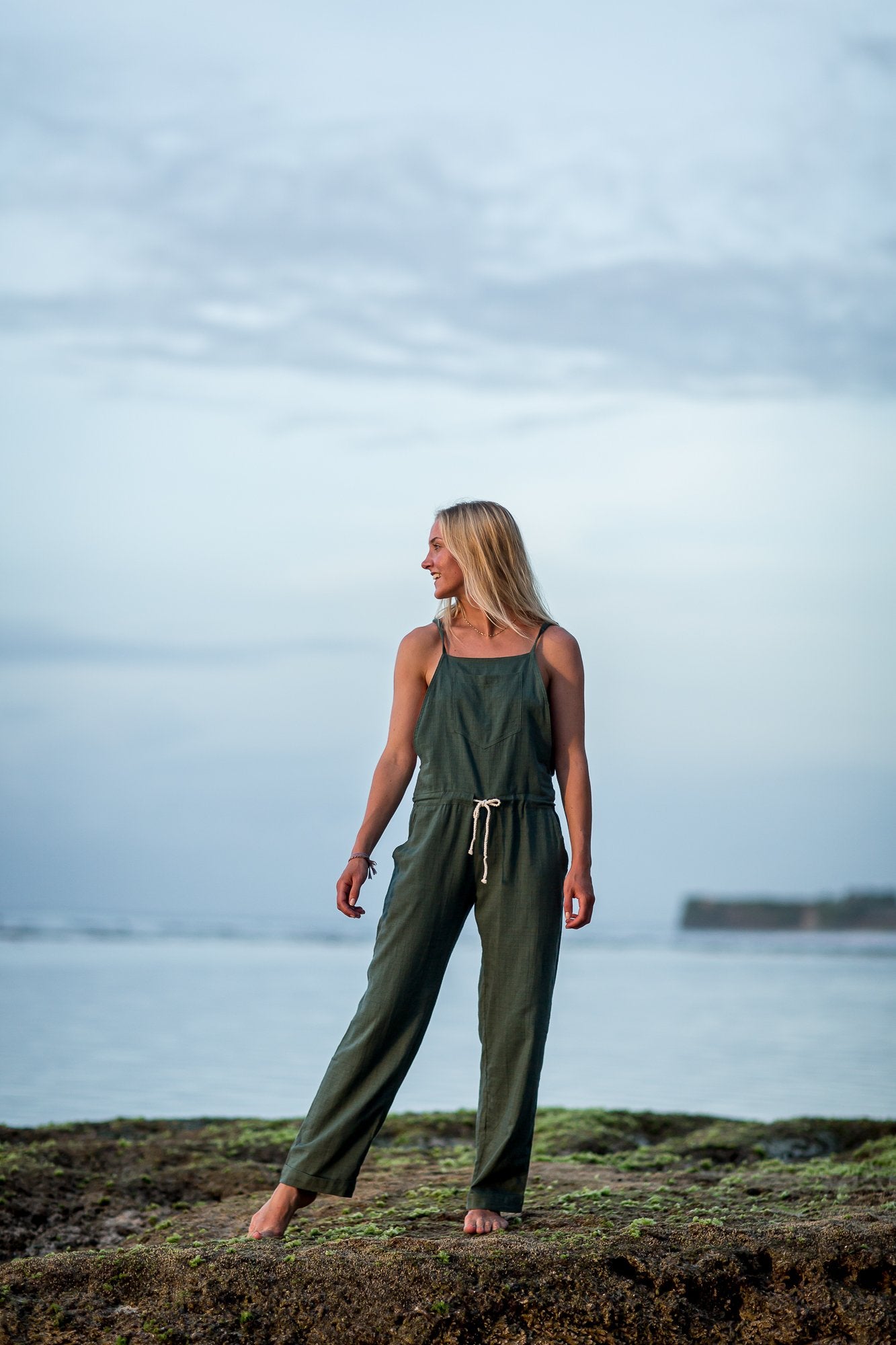 SUNFLOWER DUNGAREES ARMY