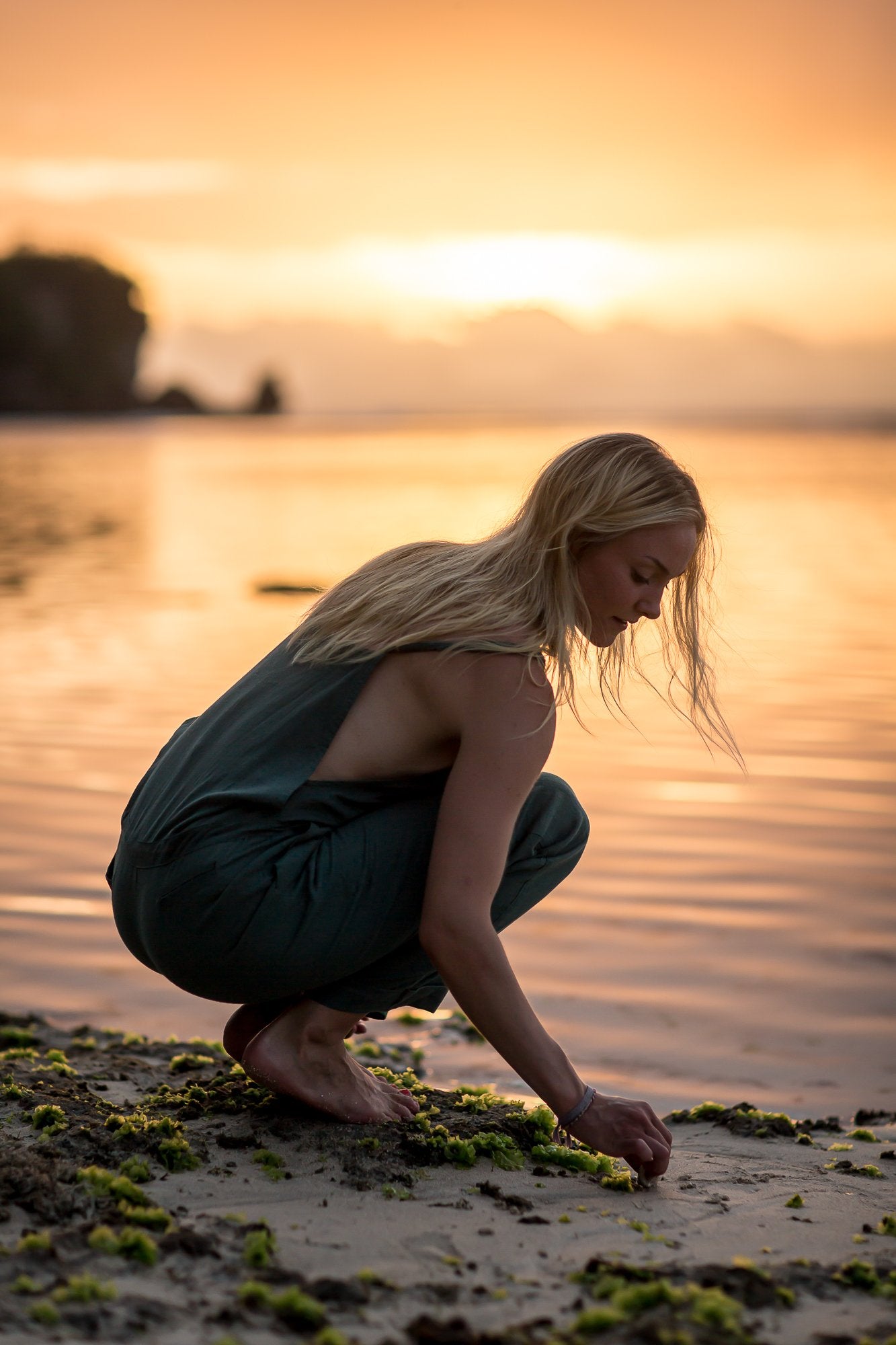 SUNFLOWER DUNGAREES ARMY