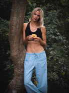 POCKET PANTS BLUE DENIM