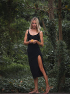 MAYRA DRESS TOBACCO