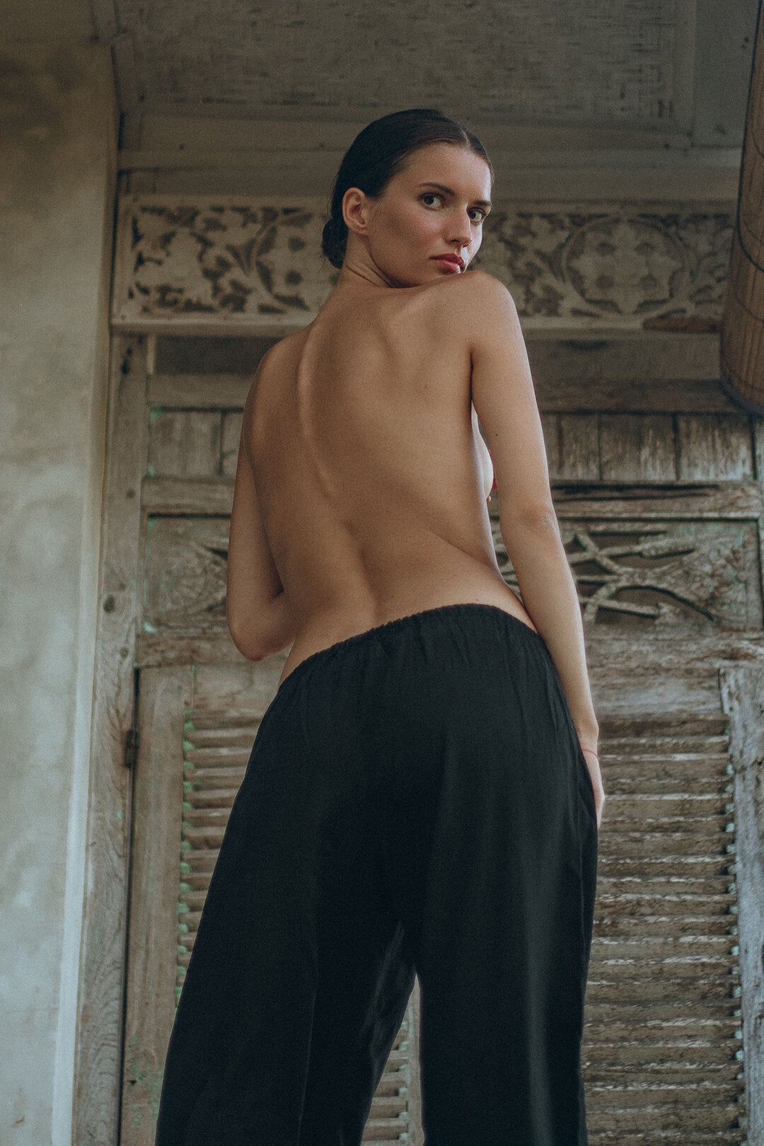 POCKET PANTS BLACK