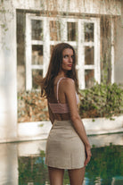 BAMBOO CROP TOP VINTAGE PINK