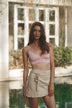 Crop Top bamboo Vintage Pink
