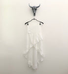 MAXI GYPSY SKIRT WHITE