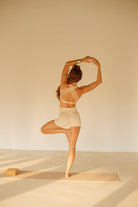 SHORT LEGGING BUTTERMILK