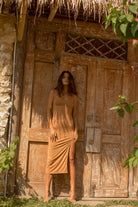 MAYRA DRESS TOBACCO