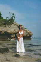 BOHEME MAXI SKIRT WHITE