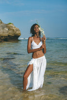 BOHEME MAXI SKIRT WHITE
