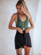 WRAP SKIRT BLACK