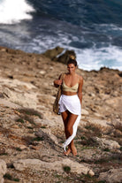 WRAP SKIRT WHITE