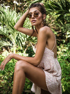 LOLITA SHORT DRESS VINTAGE PINK