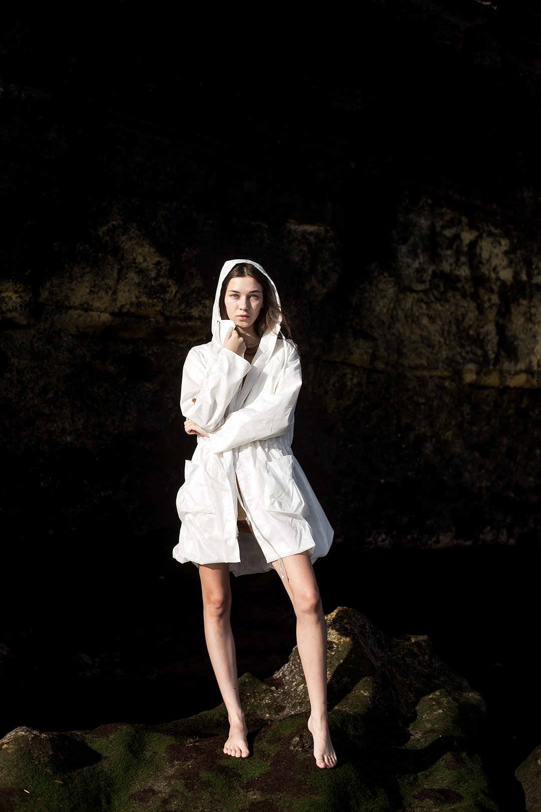 HALTER TOP FOLK BLACK